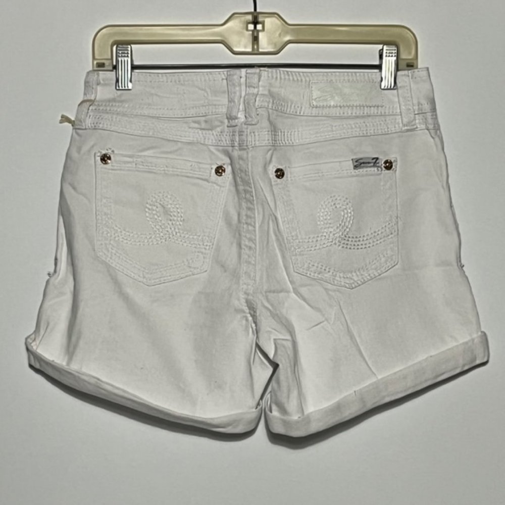 SEVEN7 White Jeans Shorts Size 8 NWT - Picture 2 of 12
